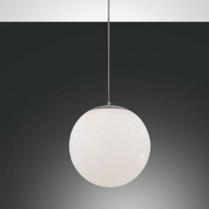 Κρεμαστό Φωτιστικό   Fabas Luce Bong E27 Λευκό     – 3198-44-102