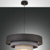 Κρεμαστό Φωτιστικό   Fabas Luce Brava E27 Γκρι     – 3639-40-354