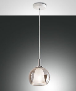 Κρεμαστό Φωτιστικό   Fabas Luce Bretagna E27 Φιμέ     – 3599-40-126