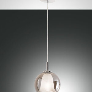 Κρεμαστό Φωτιστικό   Fabas Luce Bretagna E27 Φιμέ     – 3599-40-126