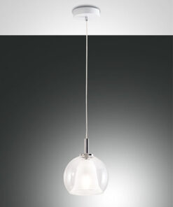 Κρεμαστό Φωτιστικό   Fabas Luce Bretagna E27 Διάφανο     – 3599-40-241