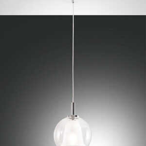 Κρεμαστό Φωτιστικό   Fabas Luce Bretagna E27 Διάφανο     – 3599-40-241