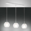 Κρεμαστό Φωτιστικό   Fabas Luce Bretagna 3X E27 Διάφανο     – 3599-49-241