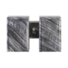 Σπότ 2 x GU10 ασημί πλαστικό IP54 Heronia – 15-0151
