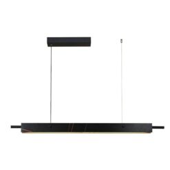 ΦΩΤΙΣΤΙΚΟ ΚΡΕΜΑΣΤΟ ΓΡΑΜΜΙΚΟ LED 20W ΜΑΥΡΟ 3 CCT EUROLAMP – 144-16020