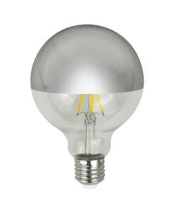 ΛΑΜΠΑ LED ΓΛΟΜΠΟΣ G95 CROSSED FILAMENT 8W E27 3000K 220-240V DIMMABLE ΑΝΤΕΣΤΡΑΜΕΝΟΥ ΚΑΘΡΕΠΤΗ ΑΣΗΜΙ EUROLAMP – 147-78080