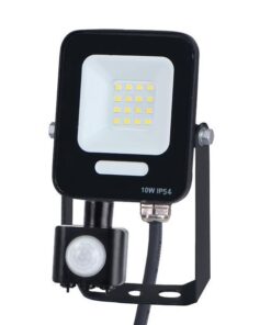 ΠΡΟΒΟΛΕΑΣ LED 10W SMD ΜΕ ΠΕΡΙΣΤΡΕΦΟΜΕΝΟ ΑΝΙΧΝΕΥΤΗ ΚΙΝΗΣΗΣ ΜΑΥΡΟΣ IP54 6500K PLUS EUROLAMP – 147-69060