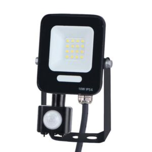 ΠΡΟΒΟΛΕΑΣ LED 10W SMD ΜΕ ΠΕΡΙΣΤΡΕΦΟΜΕΝΟ ΑΝΙΧΝΕΥΤΗ ΚΙΝΗΣΗΣ ΜΑΥΡΟΣ IP54 6500K PLUS EUROLAMP – 147-69060