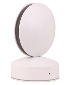 ΦΩΤΙΣΤΙΚΟ ΤΟΙΧΟΥ ΣΤΡΟΓΓΥΛΟ LED 8W Φ110x120x165 3000K IP65 ΛΕΥΚΟ PLUS EUROLAMP – 145-20227