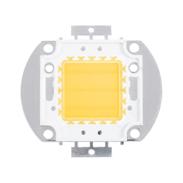 GloboStar® 73764 Υψηλής Ισχύος LED COB BRIDGELUX 30W 2400lm DC 28-32V - Μ5.5 x Π5.2 x Υ0.4cm - Θερμό Λευκό 2700K - 2 Χρόνια Εγγύηση