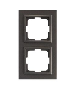 ΠΛΑΙΣΙΟ 2 ΘΕΣΕΩΝ ΜΑΥΡΟ EUROLAMP – 152-10381