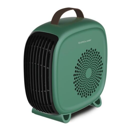 ΑΕΡΟΘΕΡΜΟ ΔΩΜΑΤΙΟΥ VINTAGE 1000W/2000W ΠΡΑΣΙΝΟ EUROLAMP – 300-41207