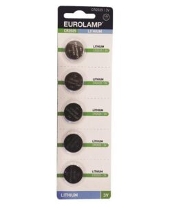 ΜΠΑΤΑΡΙΑ ΛΙΘΙΟΥ CR2025 3V 5 τεμ EUROLAMP 147-24111