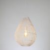 ΦΩΤΙΣΤΙΚΟ ΚΡΕΜΑΣΤΟ ΜΟΝΟΦΩΤΟ Ε27 MAX 60W RATTAN  ΛΕΥΚΟ EUROLAMP – 144-33018
