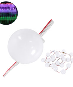 GloboStar® 90139 Digital Pixel Addressable Facade Module Chain String with 20 Spots – Ψηφιακή Αλυσίδα – Γιρλάντα με 20 Σποτ LED SMD 3535 15W 20LED 20PIXEL SPI/TTL Protocol IC UCS512B 900lm 240° DC 12V Αδιάβροχο IP67 Πολύχρωμο RGB – Μ200 x Π5 x Υ5cm – 3 Χρόνια Εγγύηση