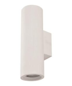 ΑΠΛΙΚΑ ΤΟΙΧΟΥ UP-DOWN ΣΤΡΟΓΓΥΛΛΗ ΓΥΨΙΝΗ 2xGU10 Φ75x100x250 EUROLAMP 147-53310