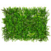GloboStar® 78412 Artificial – Συνθετικό Τεχνητό Διακοσμητικό Πάνελ Φυλλωσιάς – Κάθετος Κήπος Καυκάσιο Πυξάρι – Φτέρη – Tokyo sun Πράσινο Μ60 x Υ40 x Π9cm