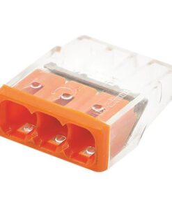 ΚΛΕΜΜΑ PCT-203 3 ΘΕΣΕΩΝ ΜΕ ΥΠΟΔΟΧΗ 0,50-2,5mm 24Α 400V EUROLAMP 147-11044