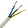 ΚΑΛΩΔΙΟ ΕΥΚΑΜΠΤΟ H05VV-F 3Χ4mm² ΛΕΥΚΟ (100m/roll) EUROLAMP – 150-13110