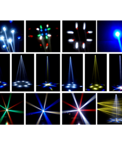 Επαγγελματική Κινούμενη Ρομποτική Κεφαλή TORNADO Super Beam CREE Prism LED 120W 230V 2° DMX512 RGBW GloboStar 51113