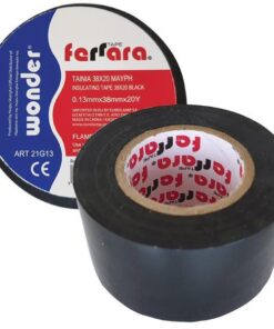 TAINIA 38X20 ΜΑΥΡH EUROLAMP 147-34011
