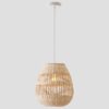 ΦΩΤΙΣΤΙΚΟ ΚΡΕΜΑΣΤΟ ΜΟΝΟΦΩΤΟ Ε27 Φ30×35 RATTAN (ΨΑΘΙΝΟ) EUROLAMP 144-33001