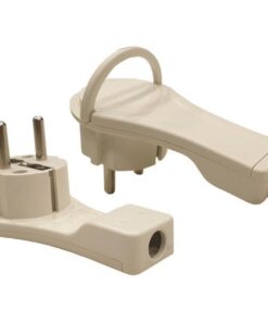 ΦΙΣ ΣΟΥΚΟ ΑΡΣΕΝΙΚΟ SLIM ΠΛΑΓΕΙΑΣ ΛΕΥΚΟ 16Α 220-240V EUROLAMP 147-10025