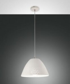 Κρεμαστό Φωτιστικό   Fabas Luce Casale E27 Λευκό     – 3532-40-102