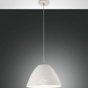 Κρεμαστό Φωτιστικό   Fabas Luce Casale E27 Λευκό     – 3532-40-102