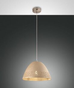 Κρεμαστό Φωτιστικό   Fabas Luce Casale E27 Χακί     – 3532-40-348
