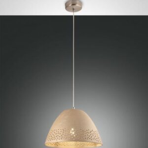 Κρεμαστό Φωτιστικό   Fabas Luce Casale E27 Χακί     – 3532-40-348