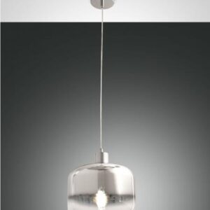 Κρεμαστό Φωτιστικό   Fabas Luce Cathy E27 Χρώμιο     – 3520-40-299