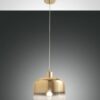 Κρεμαστό Φωτιστικό   Fabas Luce Cathy E27 Χρυσό     – 3520-40-332