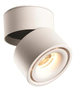 ΣΠΟΤ ΡΑΓΑΣ LED 12W 4000K Φ100Χ100 MY-D007 ΛΕΥΚΟ PLUS EUROLAMP – 145-59058