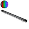 GloboStar® WASHER-AION 90103 Μπάρα Φωτισμού Wall Washer Special Water Effect – Ειδικού Εφέ Νερού LED 60W 3600lm 30° DC 24V Αδιάβροχο IP68 L100.5 x W8.2 x H9.1cm RGBW DMX512 – Ασημί – 3 Years Warranty