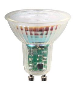ΛΑΜΠΑ LED GU10 5.5W 550lm 3000K 38° 175-250V DIMMABLE ΓΥΑΛΙ EUROLAMP – 147-77862