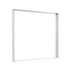 GloboStar® 60220 Πλαίσιο Στήριξης PVC Επιτοίχιας Τοποθέτησης για LED Panel 60x60cm – Λευκό