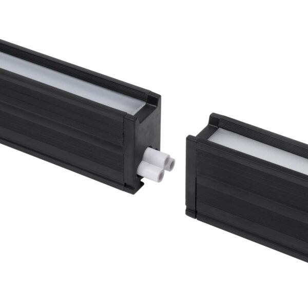 GloboStar® MARKET 61021-P Γραμμικό Κρεμαστό Φωτιστικό Linear LED 18W 2200lm 60° AC 220-240V Μ120 x Π2 x Υ4cm Φυσικό Λευκό 4500K – Μαύρο – 3 Years Warranty