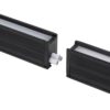 GloboStar® OFFICE 61024-P Γραμμικό Κρεμαστό Φωτιστικό Linear LED 18W 2200lm 120° AC 220-240V Μ120 x Π2 x Υ4cm Φυσικό Λευκό 4500K – Μαύρο – 3 Years Warranty