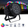 GloboStar® 51114 MINOTAUR Επαγγελματική Κεφαλή PAR DMX512 216W AC 220V-240V 4in1 BEAM – WASH – SPOT – ZOOM 8° – 60° OSRAM LED Αδιάβροχη IP65 RGBW – Μαύρο – L24.8 x W28 x H37cm