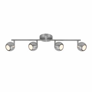 Nordlux Chicago 4  Σποτ Φωτιστικό   Νικελ Ματ  GU10  Μεταλλικό –  2113240132