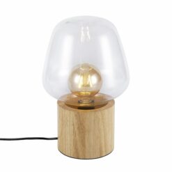 Nordlux Christina 20 Φωτιστικό Γραφείου Clear E27 Ξύλο/Γυάλινο – 48905014