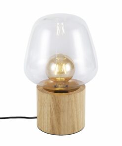 Nordlux Christina 20 Φωτιστικό Γραφείου Clear E27 Ξύλο/Γυάλινο – 48905014