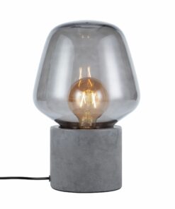 Nordlux Christina 20 Φωτιστικό Γραφείου Ανθρακί E27 Τσιμέντο/Γυάλινο – 48905050