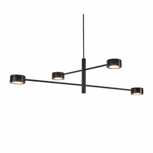 Nordlux Clyde Κρεμαστό Μαύρο LED 16W 2700K –  2010803003