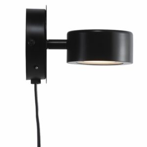 Nordlux Clyde Φωτιστικό Τοίχου Μαύρο LED 4W 2700K –  2010821003