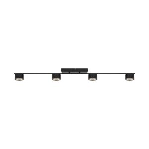 Nordlux Clyde 4  Σποτ Φωτιστικό  Μαύρο LED 16W 2700K –  2213530103