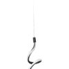 LED ΦΩΤΙΣΤΙΚΟ COBRA 1L BLACK ΚΡΕΜΑΣΤΟ 24W 4000K & 6500K h85xΦ13 Heronia – 01-0326