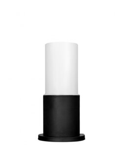 D-270 BLACK ΕΔΑΦΟΥΣ ΚΥΛΙΝΔΡΙΚΟ OPAL ΣΚΕΤΟ ΠΛΑΣΤΙΚΟ 12x23cm Heronia -32-0091