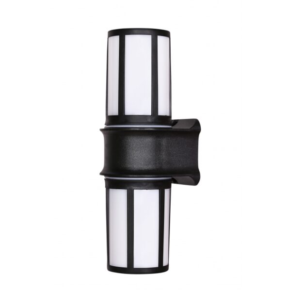 D-274K BLACK ΑΠΛΙΚΑ 2/Φ ΚΥΛΙΝΔΡ.OPAL ΠΛΕΓΜΑ ΠΛΑΣΤΙΚΗ 11.5x30cm Heronia -32-0098